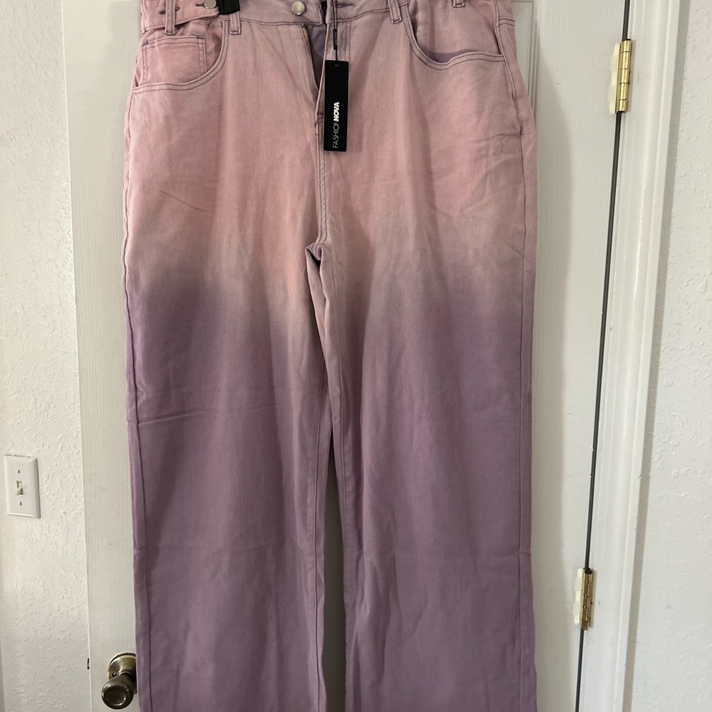 Pink Ombre Women's Jeans